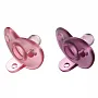 CHUPETA SOOTHIE DUPLA TAMANHO 2 DE 4-6 MESES ROSA - AVENT