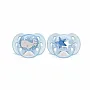 CHUPETA ULTRA SOFT DUPLA BALEIA E ESTRELA 6-18M - AVENT