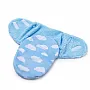 COBERTOR CUEIRO ENROLADINHO NUVENS AZUL - LOANI