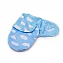 COBERTOR CUEIRO ENROLADINHO NUVENS AZUL - LOANI