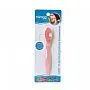 COLHER DE SILICONE ERGONMICA TERMOSENSVEL ROSA - CLINGO