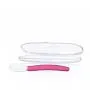 COLHER PARA PAPINHA 100% SILICONE ROSA - NUBY