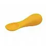 COLHER SILICONE PARA TREINAMENTO AMARELA GIRAFA - MARCUS & MARCUS