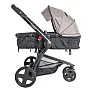CONJUNTO CARRINHO COMPASS III MELANGE CAPUCCINO + BEB CONFORTO - LENOX KIDDO