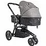 CONJUNTO CARRINHO COMPASS III MELANGE GRAFITE + BEB CONFORTO + BASE - LENOX KIDDO