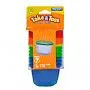 CONJUNTO DE 6 POTES INFANTIS PEQUENOS COM TAMPA - FIRST YEARS
