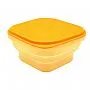CONTEINER DOBRVEL EM SILICONE AMARELA 400ML - MARCUS & MARCUS