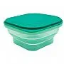 CONTEINER DOBRVEL EM SILICONE VERDE 400ML - MARCUS & MARCUS