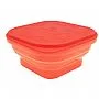 CONTEINER DOBRVEL EM SILICONE VERMELHA 400ML - MARCUS & MARCUS