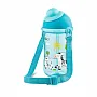 COPO CANTIL COM CANUDO 390ML AZUL ZEBRA - LILLO
