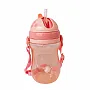 COPO COM CANUDO E VLVULA ROSA 320ML - CLINGO