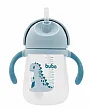 COPO DINO COM ALA REMOVVEL E BICO SILICONE AZUL 12M+ - BUBA