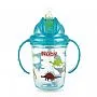 COPO TRITAN COM ALA CANUDO E BICO SILICONE AZUL 240ML - NUBY