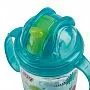 COPO TRITAN COM ALA CANUDO E BICO SILICONE ROSA 240ML - NUBY