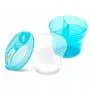 DOSADOR DE LEITE EM P E PORTA BISCOITO AZUL 250ML - COMTAC KIDS