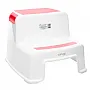 ESCADINHA INFANTIL DOIS DEGRAUS ROSA - CLINGO