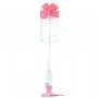ESCOVA DE MAMADEIRAS E BICOS COM VENTOSA ROSA FOR BABY  PAIS E FILHOS