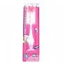 ESCOVA DE MAMADEIRAS E BICOS COM VENTOSA ROSA FOR BABY  PAIS E FILHOS