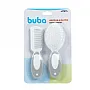 ESCOVA E PENTE BABY CINZA - BUBA TOYS
