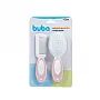 ESCOVA E PENTE BABY ROSA - BUBA TOYS