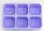 FORMINHAS C/ TAMPA 100% SILICONE PARA CONGELAR PAPINHAS BALEIA LILS - MARCUS & MARCUS