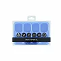 FORMINHAS C/ TAMPA 100% SILICONE PARA CONGELAR PAPINHAS PEQUENA HIPOPTAMO AZUL - MARCUS & MARCUS