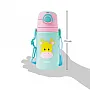 GARRAFA ALUMNIO COM CANUDO ANIMAL FUN GIRAFA 420ML - BUBA