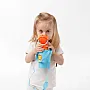 GARRAFA DE ALUMNIO COM CANUDO ANIMAL FUN LEO 450ML - BUBA
