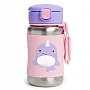 GARRAFINHA DE INOX ZOO 350ML BALEIA NARVAL - SKIP HOP