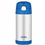 GARRAFINHA TRMICA 355ML AZUL E INOX - THERMOS