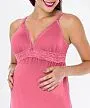 JOGO DE HOBE COM CAMISOLA GESTANTE DE BOJO EM MODAL ROSA - LOVE SECRET