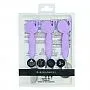 JOGO DE TALHERES AO INOX/SILICONE HIPOPTAMO - MARCUS & MARCUS
