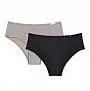 KIT 2 CALCINHAS CLASSIC MIDI 24547 PRETA/CHOCOLATE - SLOGGI