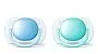 KIT 2 CHUPETAS ULTRA SOFT LISA MENINO 0-6M - AVENT