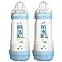  KIT 2 MAMADEIRAS DOUBLE PACK FIRST BOTTLE 320ML AZUL CACHORRO - MAM