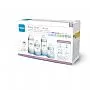 KIT 4 MAMADEIRAS FIRST BOTTLE AZUL OCEANO E 2 BICOS ADICIONAIS - MAM