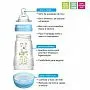 KIT 4 MAMADEIRAS FIRST BOTTLE AZUL OCEANO E 2 BICOS ADICIONAIS - MAM