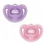 KIT CHUPETA 6+ SENSITIVE ROSA E LILS - NUK