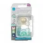 KIT CHUPETA PERFECT SILK TOUCH VERDE E BRANCO 0-6M  - MAM
