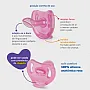 KIT CHUPETAS SOFT COMFORT 6M+ AZUL E VERDE 100% SILICONE - LILLO