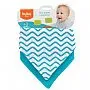 KIT COM 2 BABADORES BANDANA AZUL - BUBA