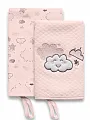 KIT COM 2 BABINHAS NVOA ROSA - HUG