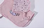 KIT COM 2 BABINHAS NVOA ROSA - HUG