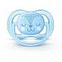 KIT COM 2 CHUPETAS ORTODNTICAS ULTRA AIR 0-6M AZUL COM VERDE - AVENT
