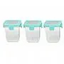 KIT COM 3 POTES EM TRITAN 240ML - MARCUS & MARCUS