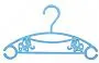 KIT COM 6 CABIDES INFANTIS ELEFANTINHO AZUL - CLINGO