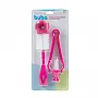 KIT ESCOVA PARA MAMADEIRA COM ESPONJA E PINA ROSA - BUBA