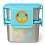 KIT LANCHE (2 POTES) AO INOX ZOO CACHORRO - SKIP HOP