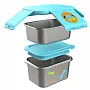 KIT LANCHE (2 POTES) AO INOX ZOO CACHORRO - SKIP HOP
