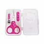 KIT MANICURE COM ESTOJO PRINCESA ROSA  - UNIK BABY
